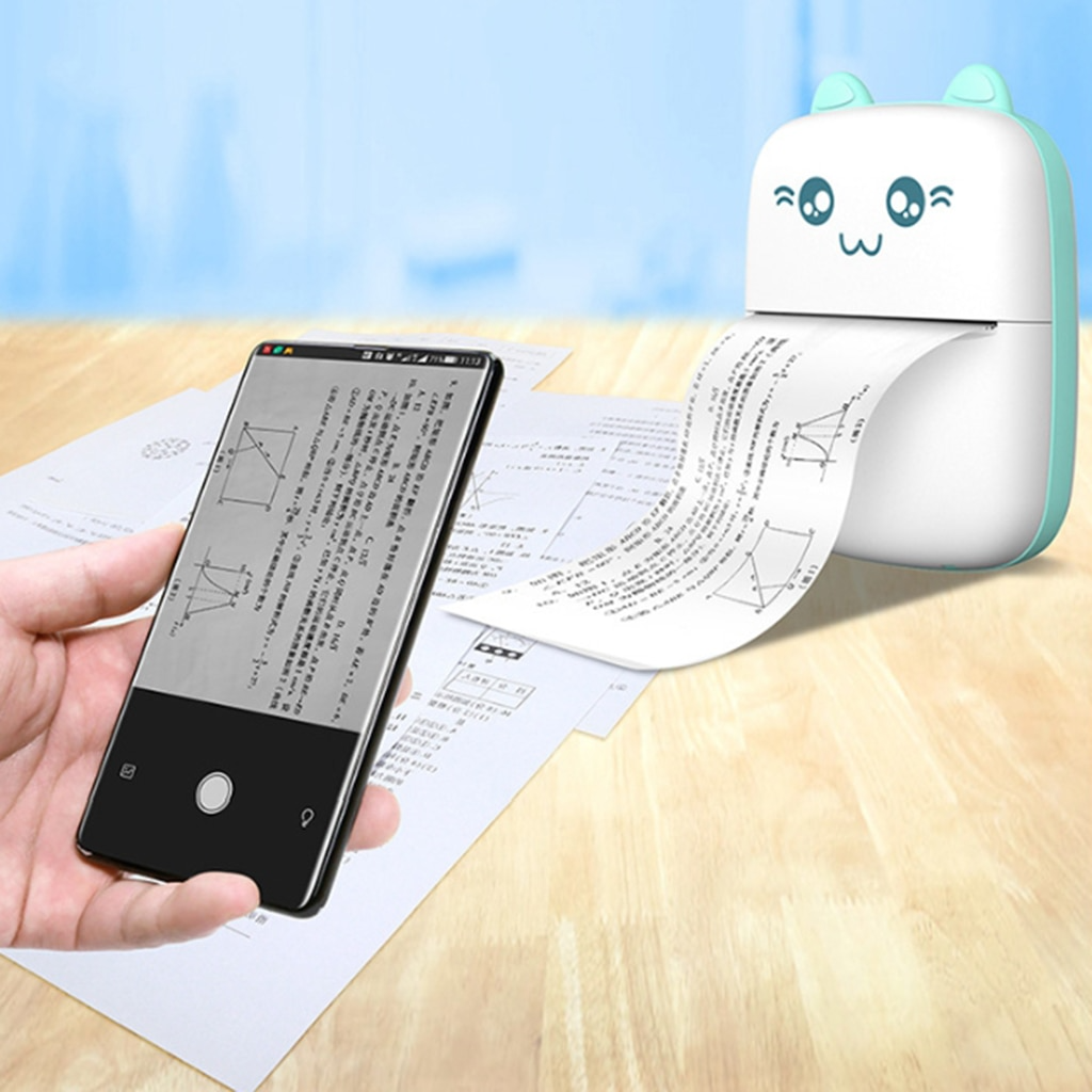 Portable Mini Pocket Printer BT Thermal Printer