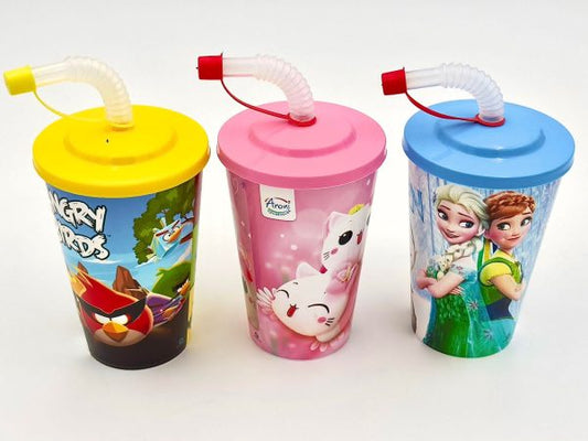 Kids Sipper With Straw Durable Glass